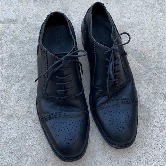 J. Lindeberg Mens Brogue 3 Blk Oxford Shoes Size 7 main image 4